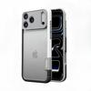 Модныйсиликоновый чехол-рамка с теплоотводом для iPhone 17 Pro Max Air 16 Pro 15 14, противоударный защитный чехол для камеры, эффект голого металла