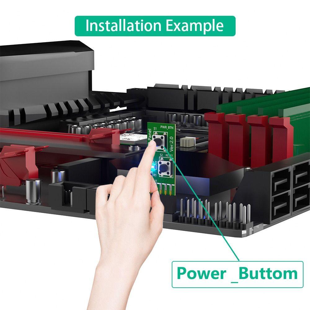 9Pin Motherboard Tester PC Assembly Case Switch Practical Power Starter Board  Desktop Computers