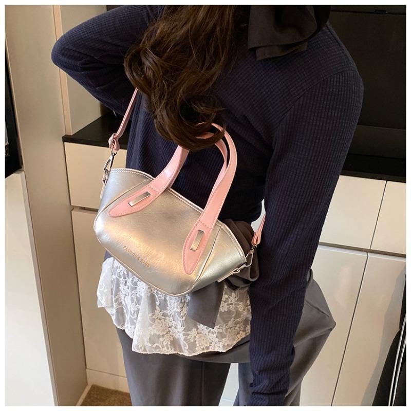 Модная портативная женская сумка-мессенджер высокой ценности, новая универсальная простая женская сумка через плечо в контрастных цветах высокого класса