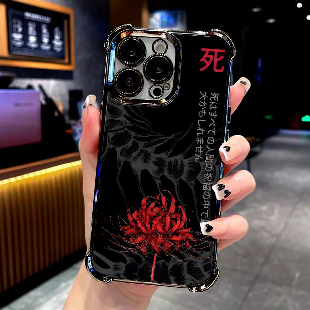 Аниме Токийский гуль Покрытие Чехол для телефона Для iPhone 17 Air 16 e 15 14 13 12 11 Pro Max Plus Mini SE 2020 2022 Защита от падения Подушка безопасности