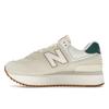New Balance 574+ Turtledove Vintage Бирюзовые женские кроссовки кремового цвета с морской солью WL574ZKB