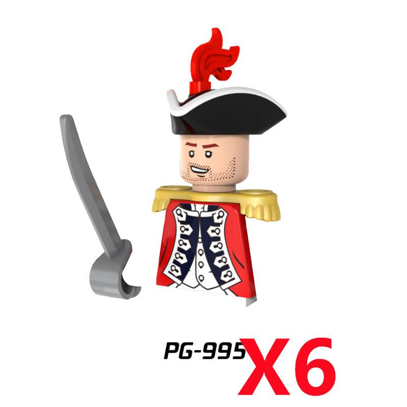 Средневековый Солдат Рыцарь Фигурка MOC Строительный Блок Зеленый Дракон Замок Пехота Орки Пират Римская Кавалерия Оружие Игрушки Подарки D122