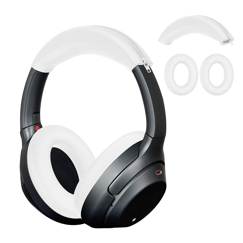 1 пара силиконовых амбушюр, подушечек-чехлов для наушников Sony ULT WEAR WH-1000XM3/XM4, защитный чехол-рукав