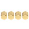 4Pcs Potentiometer Knob Wide Compatibility Strong Delicate Electric Guitar Control Knob Gold