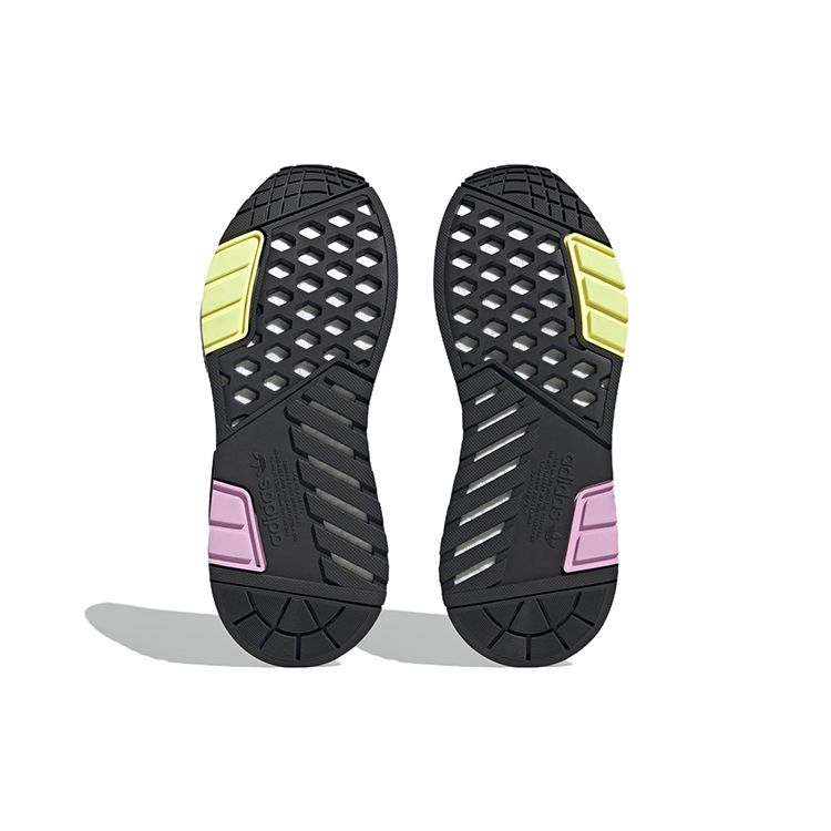 Adidas NMD_W1 Черные Белые Сиреневые Женские Кроссовки Основной Черный Облачно-Белый Серый Пять IE9594