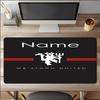 Custom Name Manchester Theme Mouse Pad Non Slip Rubber Base Multifunctional Office Home Decor Perfect For Workspace Personalization