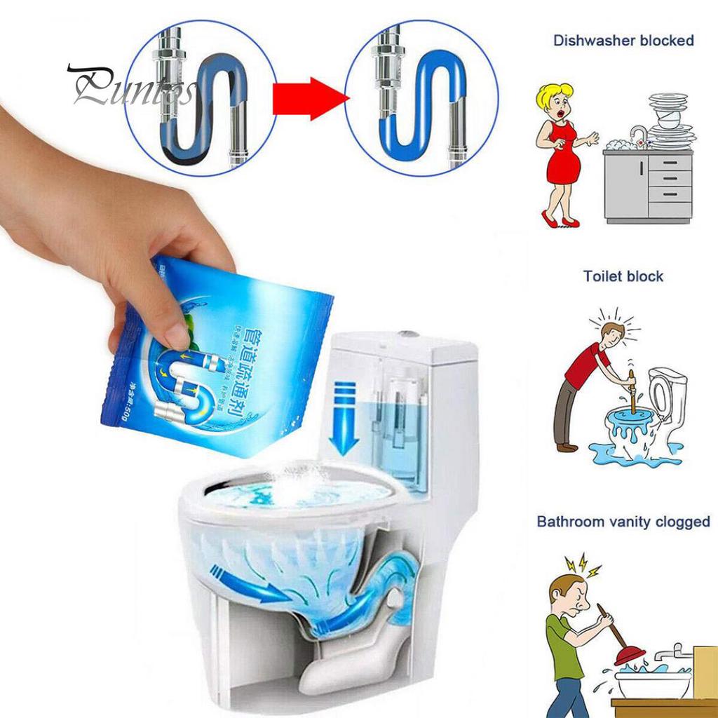 Порошок для прочистки канализационных труб, 50г