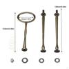Cake Plate Stand Handle Hardware Rod Metal Dessert Holder 3 Tiers Cupcake Tray
