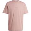 Szn Breathable Sweat-Absorbing Comfortable Soft Short Sleeve T-Shirt Unisex Tops Gray Pink JI6397