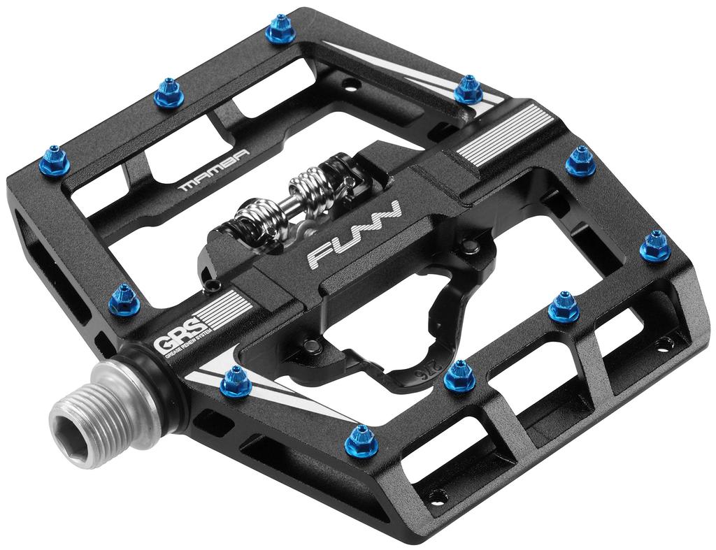 Funn Mamba Clipless Pedal Spring Single Side SPD Binding Подходит для горных велосипедов Набор, Механизм, Шип, Совместимость, Педаль, (MTB) (черный)