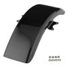 Kijima FRP Flat Fender, Front, Black Gel Coat Finish, 206-956