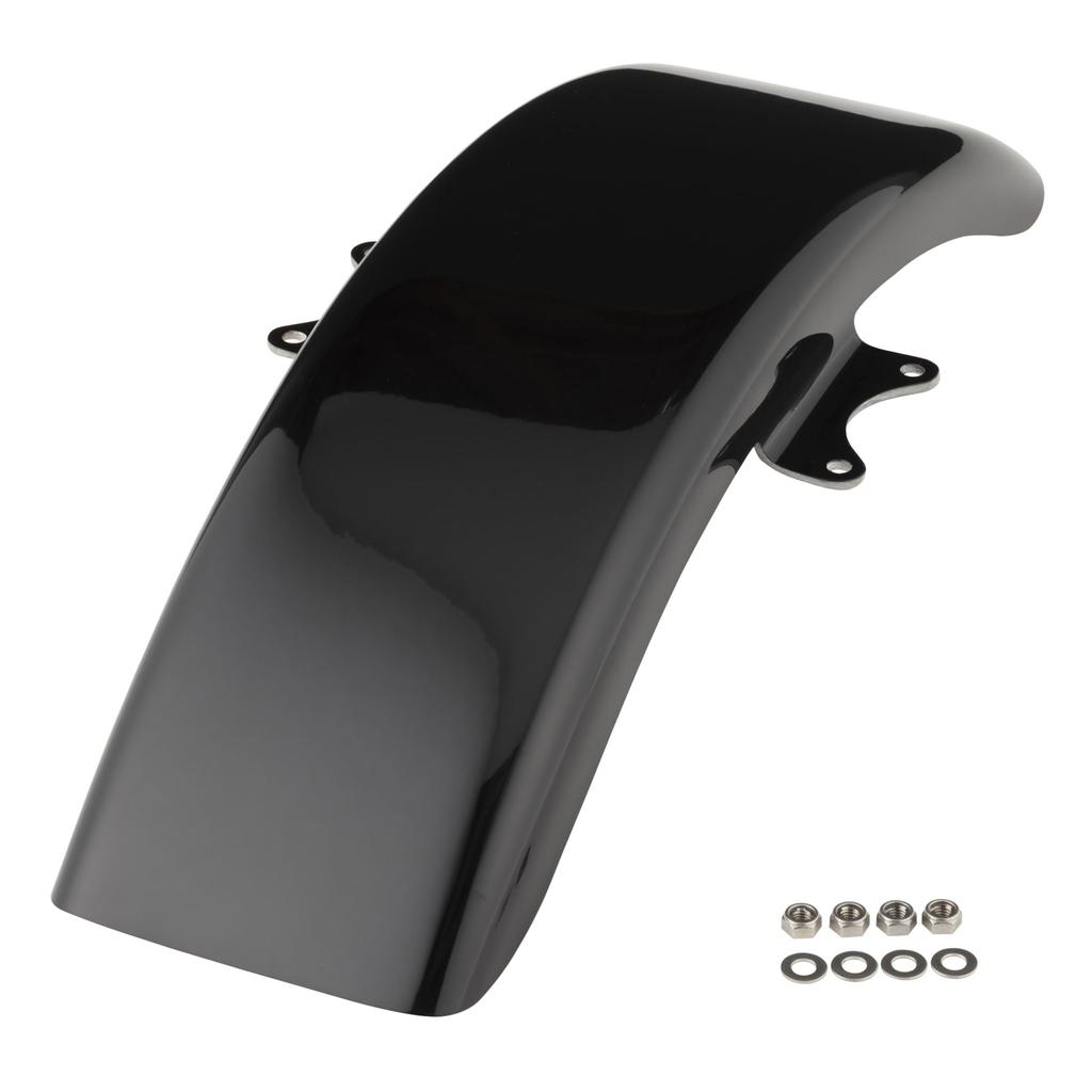 Kijima FRP Flat Fender, Front, Black Gel Coat Finish, 206-956