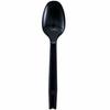 Disposable Spoons, 16cm, Black, Individually Wrapped, Set of 100, 200818