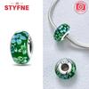 Copper Colorful Flower Series Murano Glass Beads Luxury Charm Fit Original Braceletdiy Fine Jewelry Gift For Women