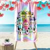 1pc LABUBU Beach Towel, Soft Beach Towel Suitable for Beach Swimming, Outdoor Camping and Traveling