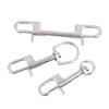 Dual Head D Ring Marine Snap Hook Clip Swivel Bolt Stainless Steel Heavy Duty for Diving Underwater Use