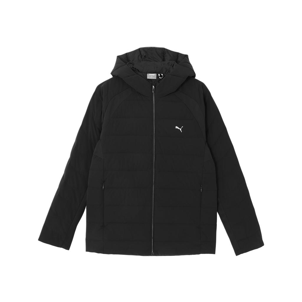 Puma Мужские пуховики Черный с капюшоном Умеренный пуховик 527167-01