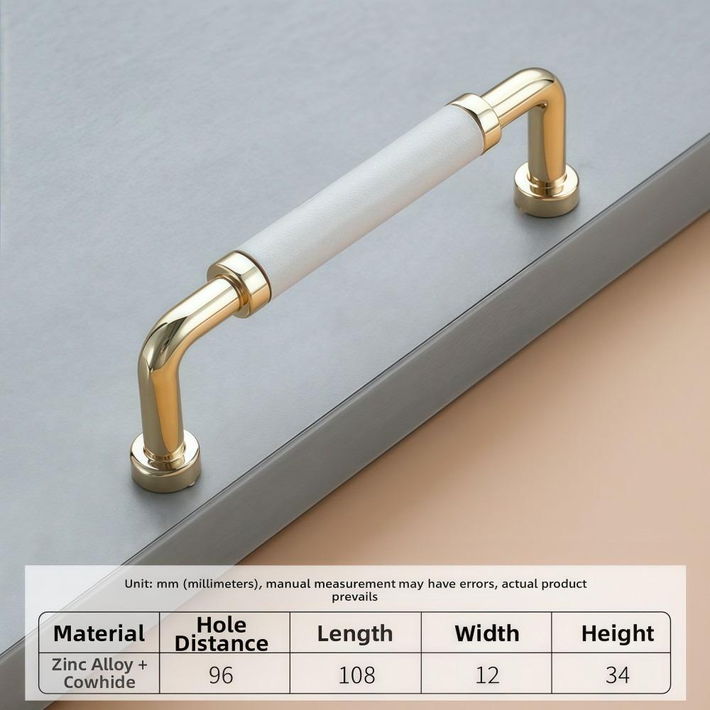 Handmade Wardrobe Door Handles Nordic Cabinet Drawer Knobs Leather Hardware Handle Multipurpose