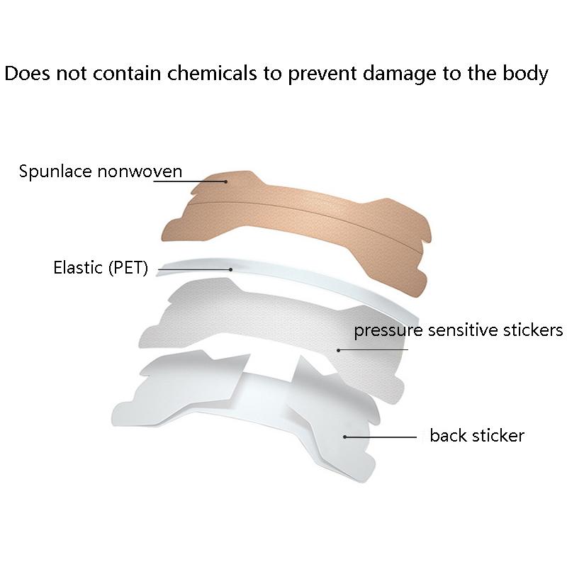 100 шт. Назальные полоски против храпа для облегчения дыхания, уменьшения храпа, полоски для дыхания носом, антихраповый стикер
