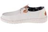 Hey Dude Wendy Washed, Mens white Sneakers