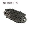 420-82L 88L 96L108L110L chain is suitable for ATV off-road motorcycle modification, universal thick chain 420 reinforced chain r