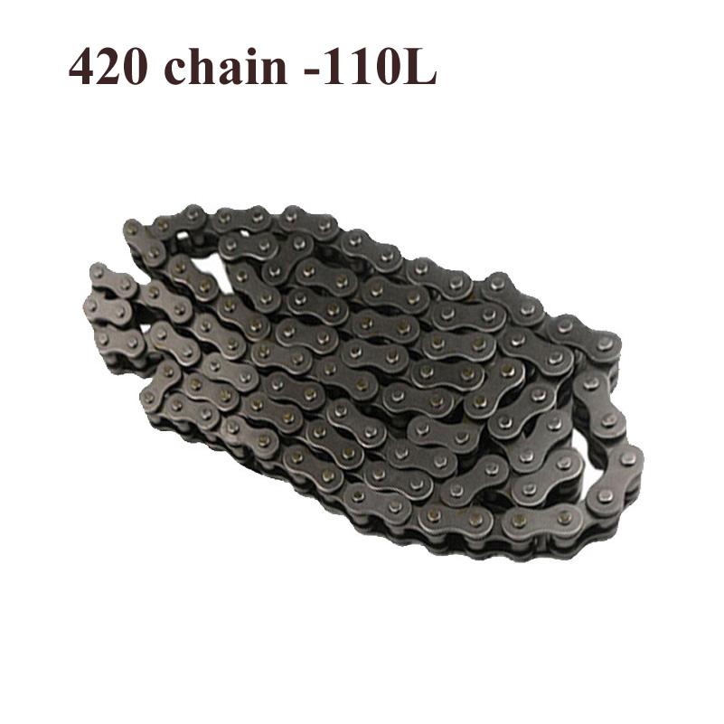 420-82L 88L 96L108L110L chain is suitable for ATV off-road motorcycle modification, universal thick chain 420 reinforced chain r