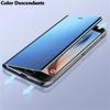 Оригинальный смарт-зеркальный флип-чехол для Samsung Galaxy S23 Ultra S22 S21 S20 FE S10 Plus A04 A04S A34 A54 A33 A53 A73 A32 A52 A72