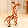 Мягкая игрушка жираф для детей, мягкая, удобная для детей, плюшевая, пушистая, подарок на Рождество, реквизит для фотосъемки