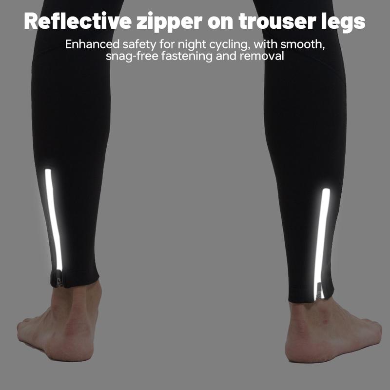 X-TIGER Cycling Trousers Winter Thermal Mountain Bike Long Cycling Pants Bicycle Tights 5D Gel Pad Cycling Pant Warm Pant