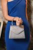 Women's Stylish and Useful Evening Dress Bag Women's Black Silvery Stone Detailed Evening Dress Shoulder Bag