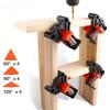 1/4/8pcs Carpenter's Right Angle Clamp Wooden Frame and Plank Fixer Carpenter's Corner Clamp 90 Degree Frame Clip Fixer//