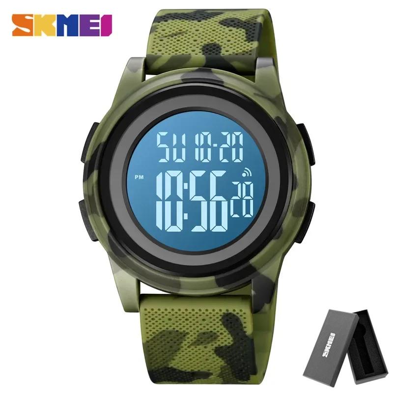 SKMEI 1895 Цифровые наручные часы relogio masculino Повседневные Спортивные часы с таймером Обратный отсчет Мужские Светодиодная подсветка Хроно Будильник 5 Бар Водонепроницаемые
