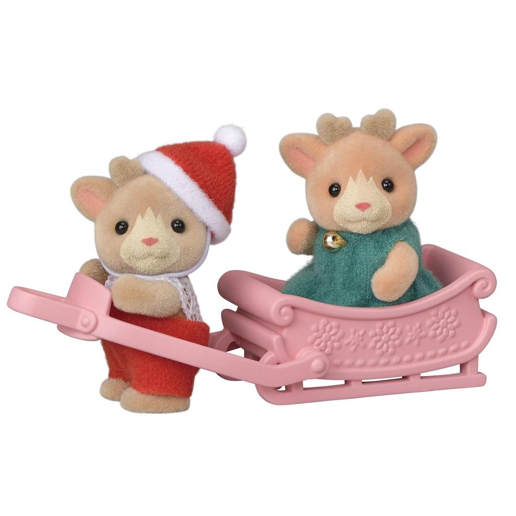 Кукла Sylvanian Families [Семья оленей] FS-44 ST Mark Сертификация Возраст 3+ Игрушка Кукольный домик Sylvanian Families EPOCH