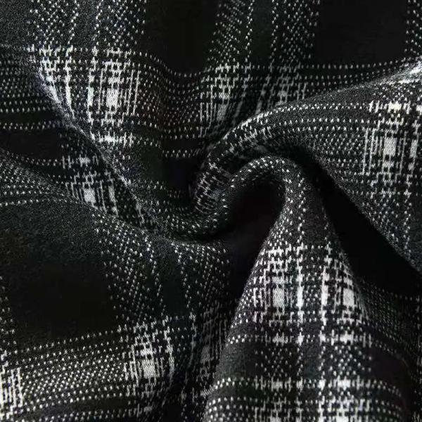 Женские зимние плюшевые повседневные брюки в клетку с высокой талией, свободные теплые длинные шаровары большого размера