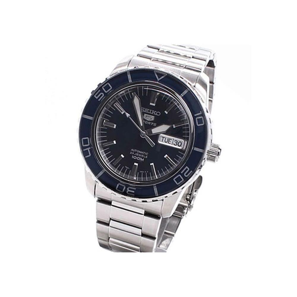 Seiko Seiko 5 Sports SNZH53K1 Blue Analog Business Automatic Доставка за границу Seiko Men's