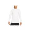 Nike Dri-FIT UV Vapor Golf Sport Mock Neck Slim Fit Long Sleeve T-Shirt Men Tops White CU9803-100