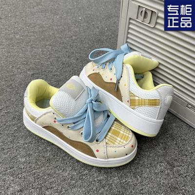 Нишевая обувь для досок, подходящая по цвету, женская, весна 2025 года, новая, оригинальная, модная, студенческая, универсальная, повседневная обувь для хлеба