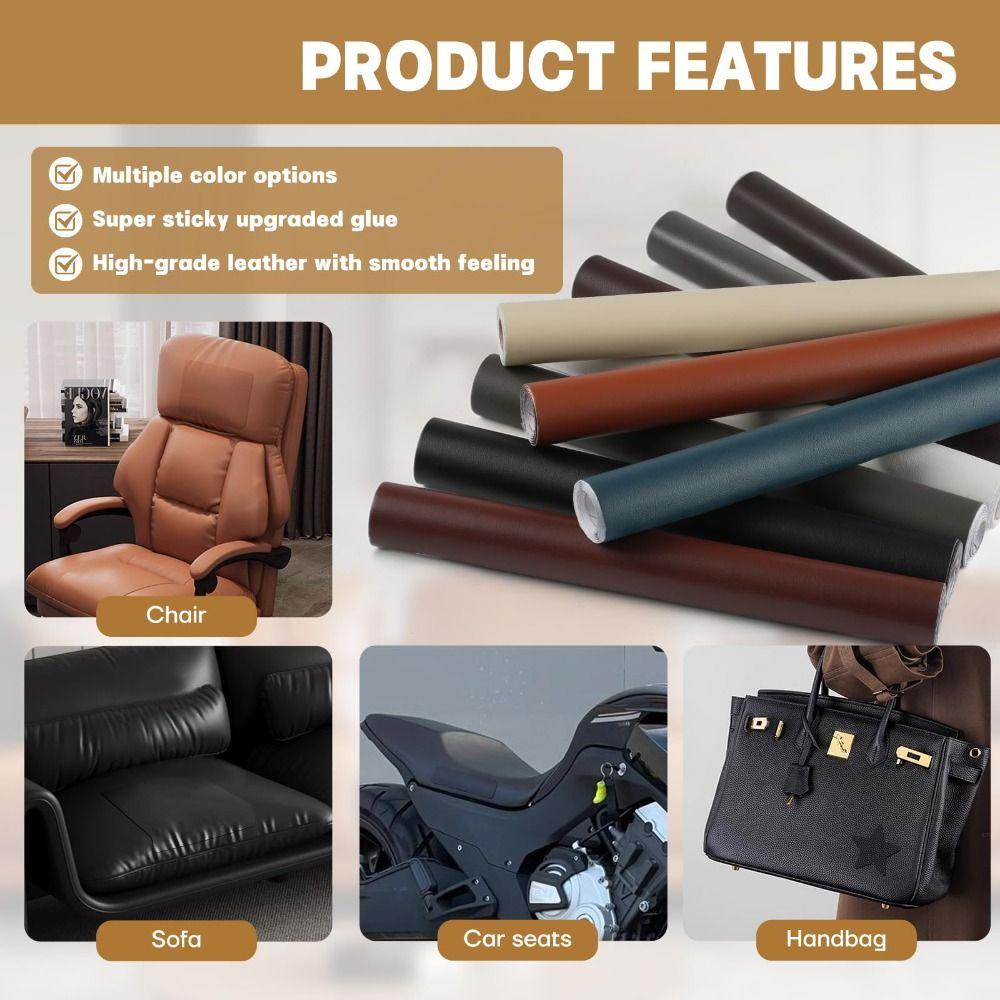 Matte Furniture Repair Tape 200cm Couches Repair Kit Car Seats Chairs Handbags