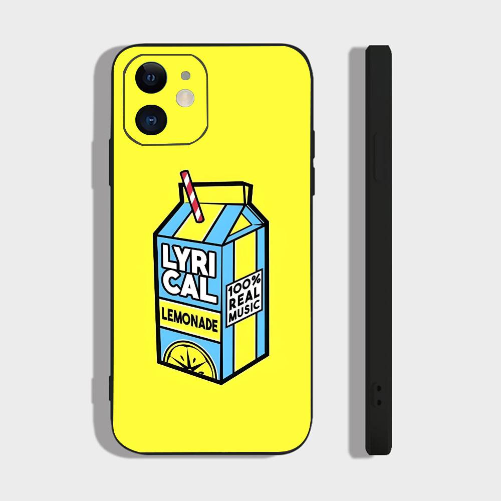 Drink L-Lyrical L-Lemonade For IPhone 17 Air 16 15 14 13 12 11 Pro Black Soft Cover Phone Case