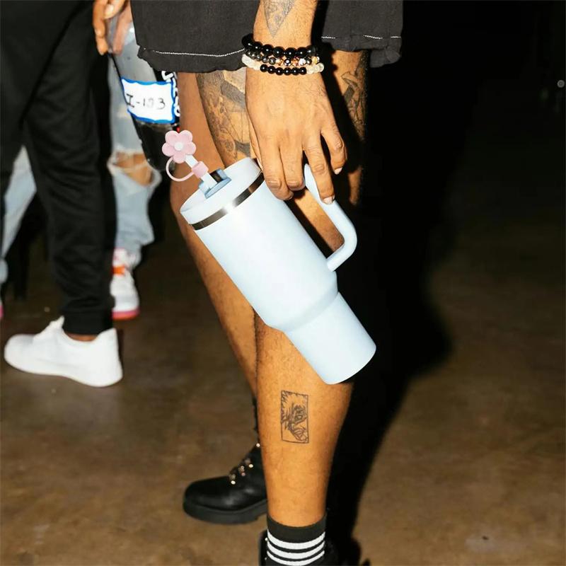 Соломенный чехол для соломенного топпера на чашку, совместимый с стаканом на 30 и 40 унций с ручкой