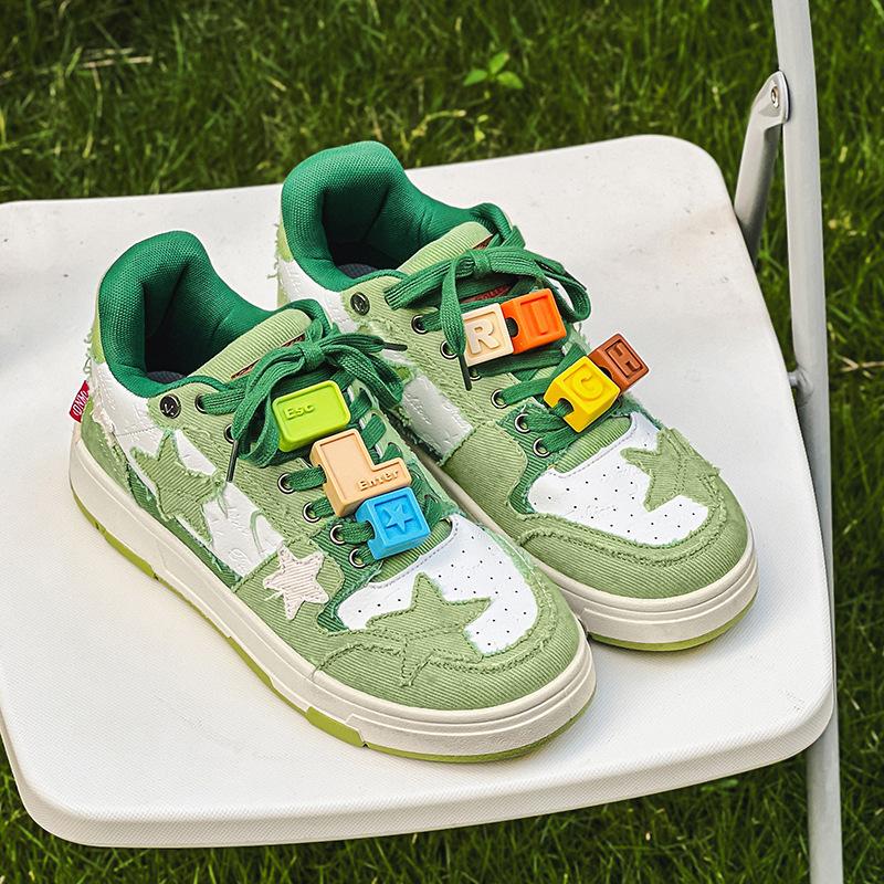 Кроссовки унисекс женские туфли для мужчин теннис ретро Y2K Star панк хип-хоп скейтборд обувь мода пары спорт повседневная обувь