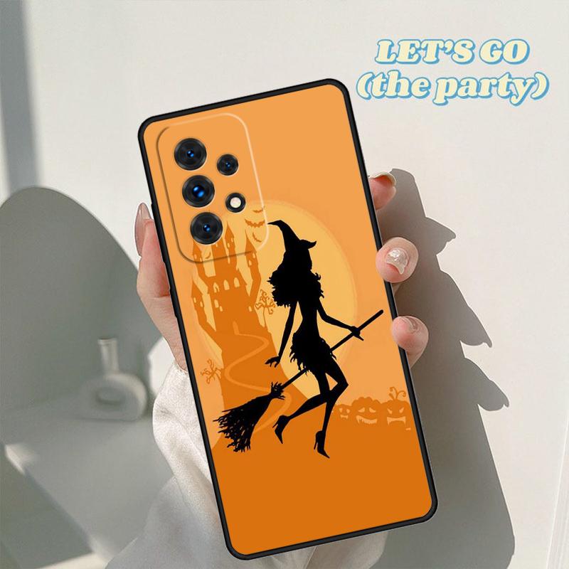 Чехол для телефона на Хэллоуин Лунная Ведьма Ужасы Для Samsung Galaxy A42 A31 A40 A51 A71 A32 A80 A91 A52 A72 A20 A21S A50 A70 A11 A12