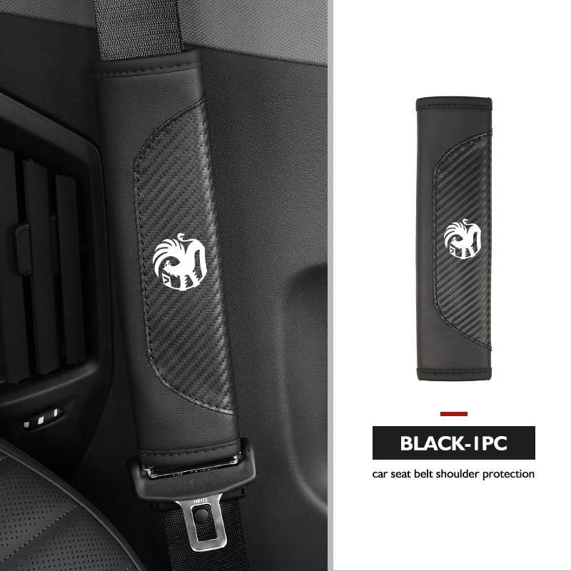 For Vauxhall Leather Car Seat Belt Shoulder Cover Safety Belt Protective Cover Accessories Corsa VXR Crossland Combo Life Astra