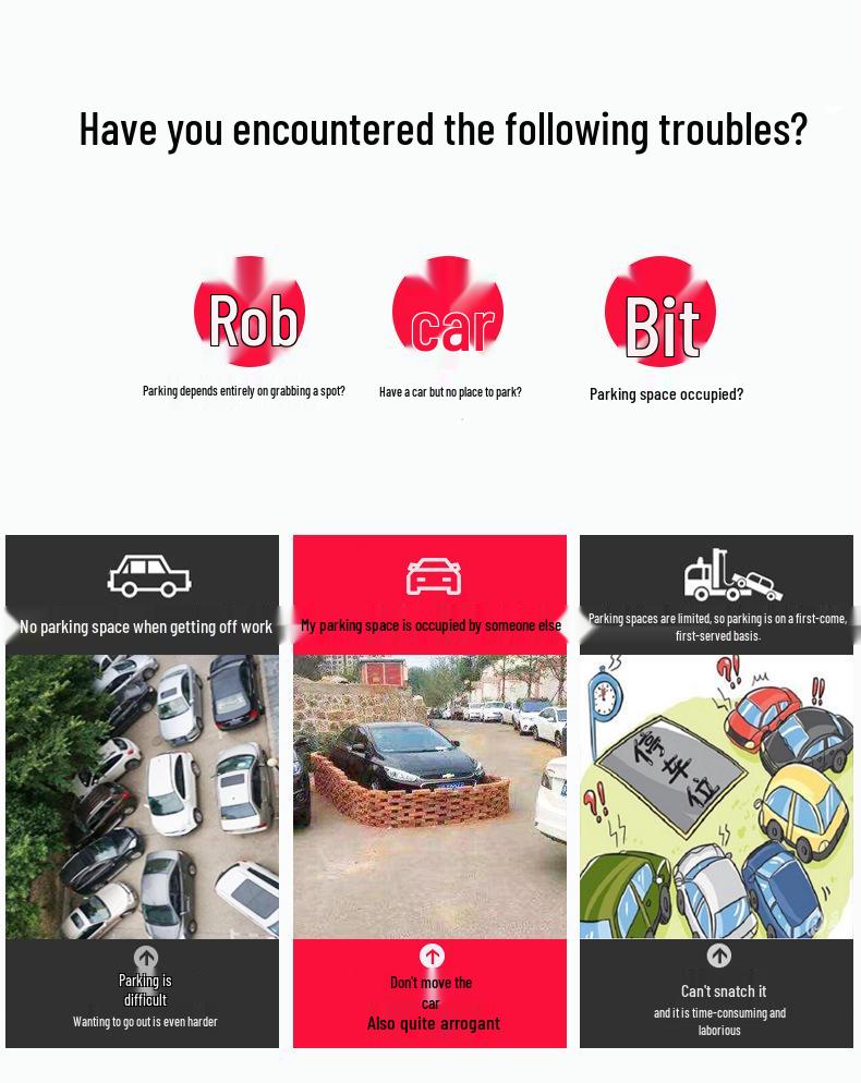 Утолщенный треугольный парковочный столбик: Противоударный ограничитель колес с установкой без сверления