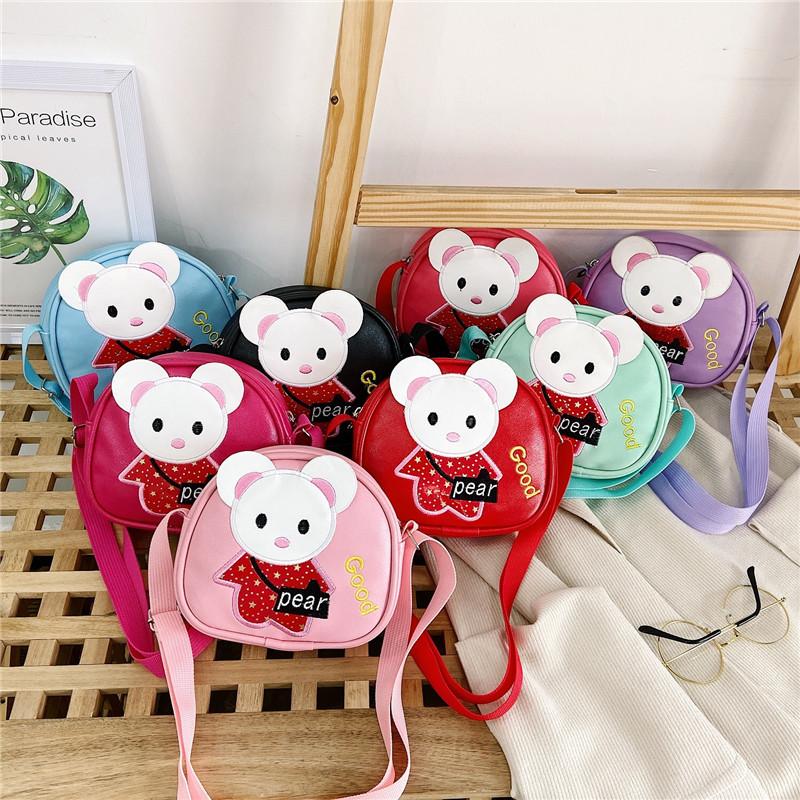 Rabbit Mouse And Shoulder Bag Adjustable Shoulder Strap Childrens Zipper Design