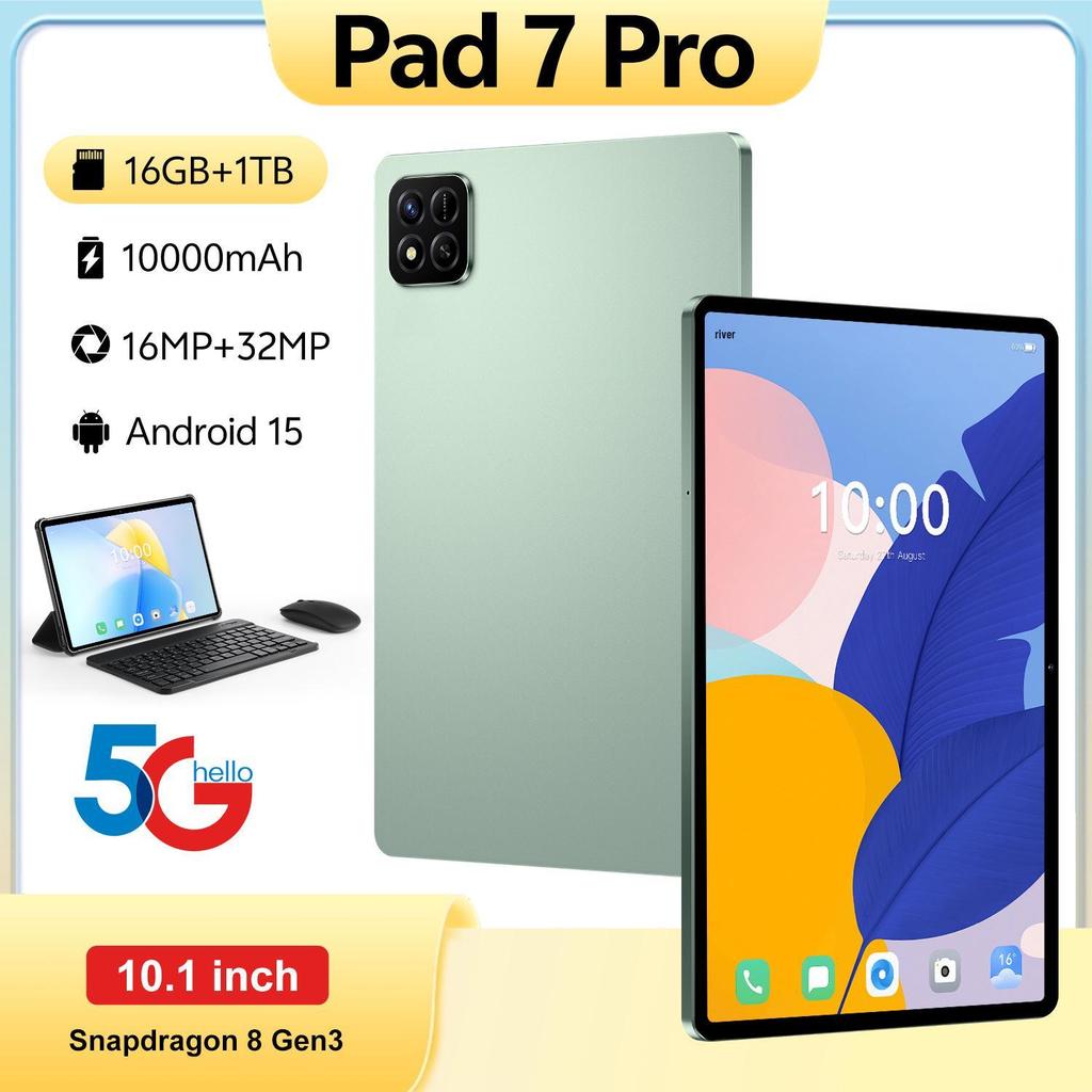 Новый Планшет Pad 7 Pro 10,1 дюйма 4+32 ГБ Восьмиядерный 4G Планшет
