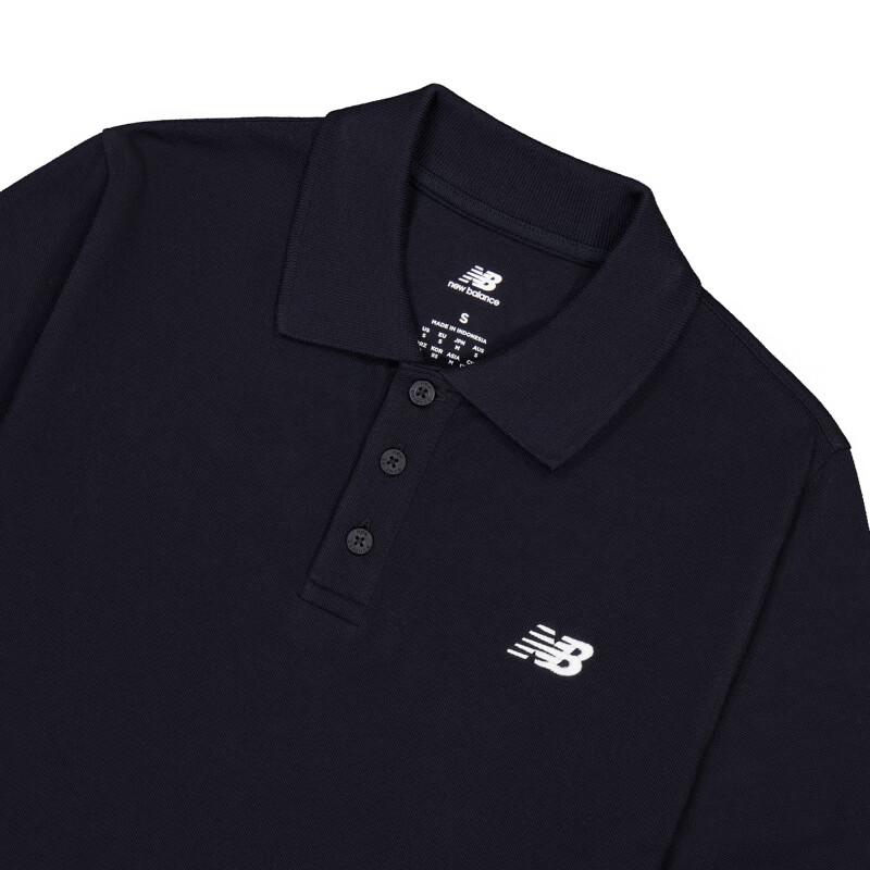 New Balance Мужская футболка-поло черная MT41503-BK