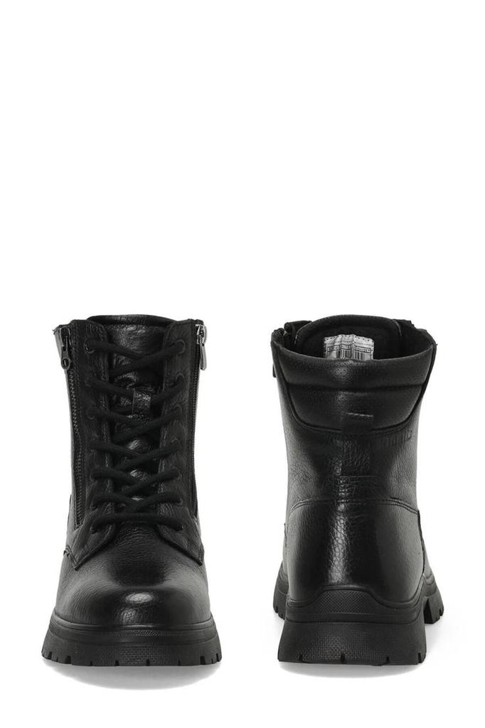 Men's Fashion Flat Heeled Booties Bootie Raffel Pr Black Basic Casual Boots Shoes