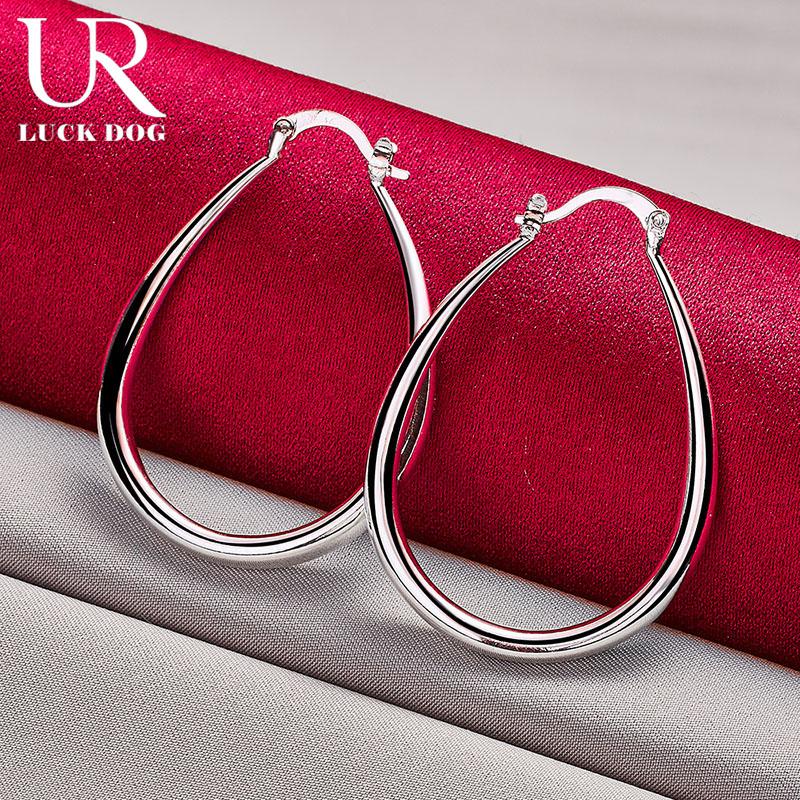 U-образные серьги для пирсинга из стерлингового серебра 925 пробы. Модные свадебные украшения.