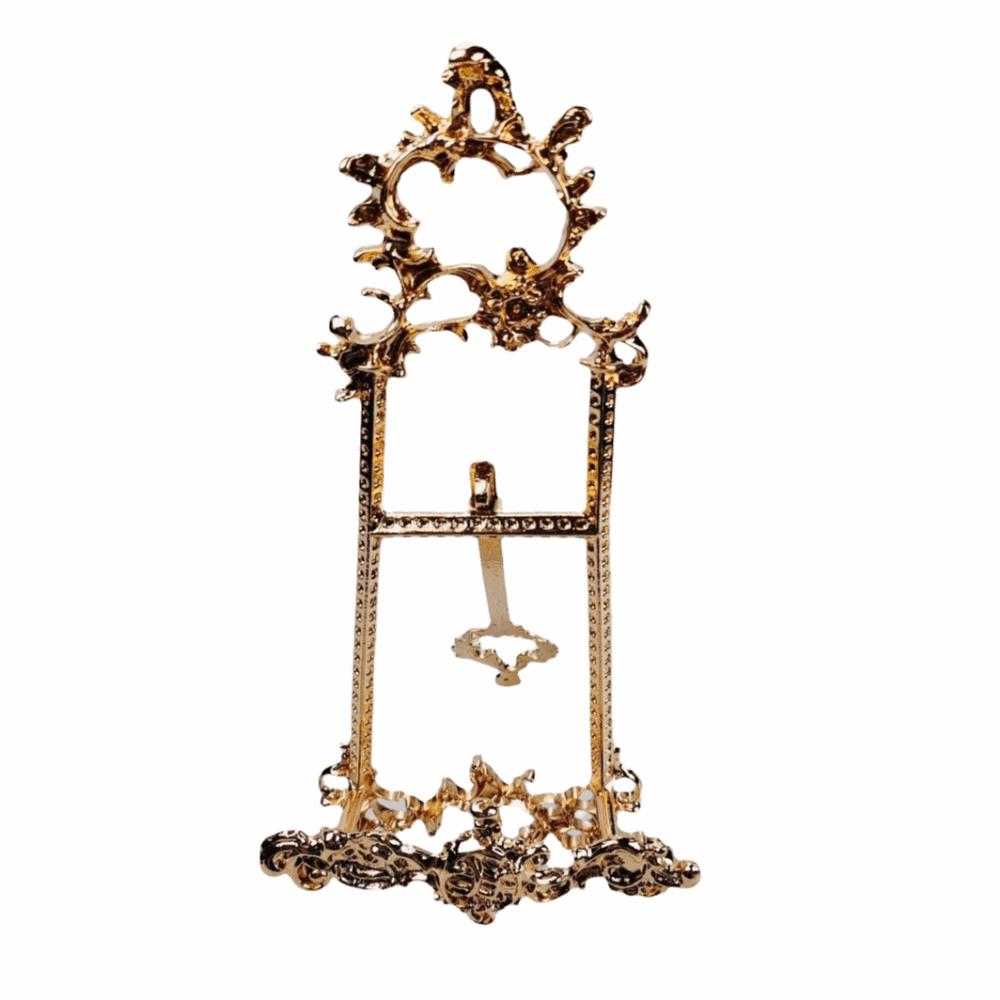 Creative Frame Bracket Gold Display Storage Rack Retro Style Plate Display Stand Bedroom Decor